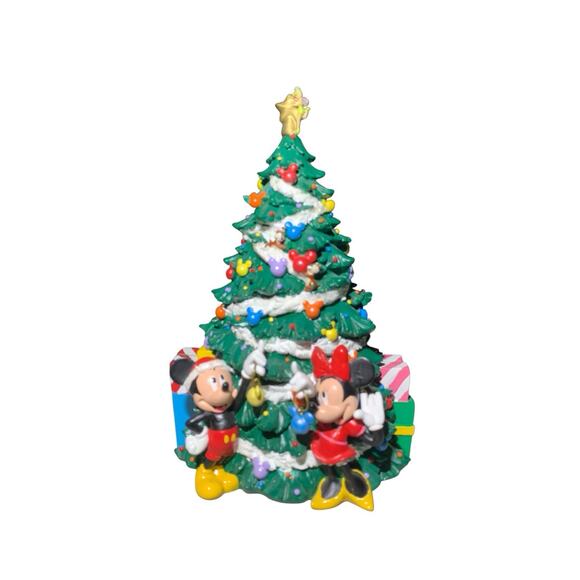 Mickey Minnie And Friends Christmas Celebration Magic Kingdom Rare Fold Out Tree - Picture 1 of 16